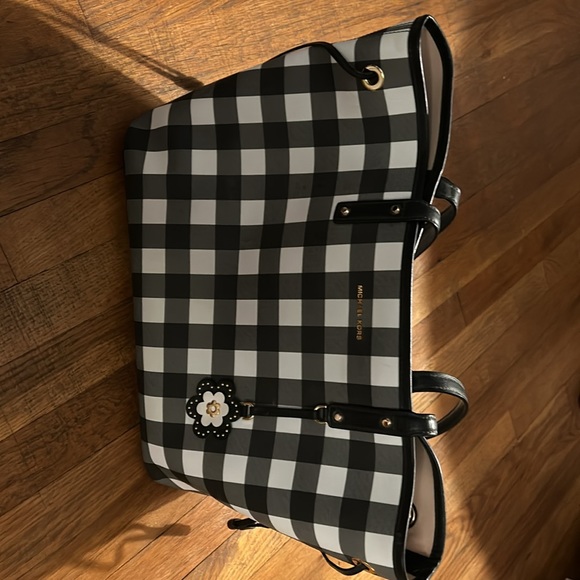 Michael Kors Buffalo Check Tote - Picture 3 of 5